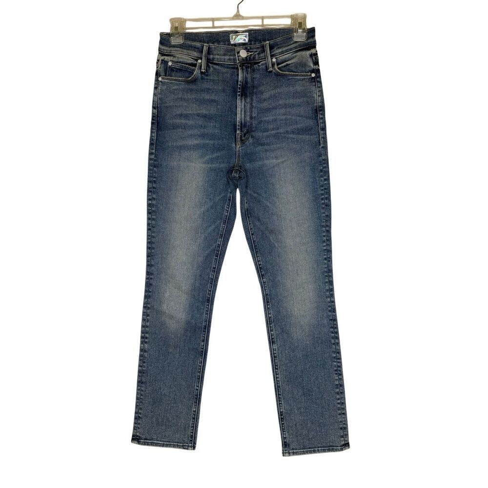 Mother Mystical Jeans High Rise Skinny Medium Wash Crop Sz 27(4-6) Quiet Luxury